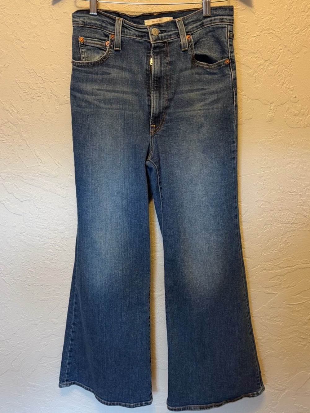 Levi’s Ribcage Bell Bottom Jeans High Rise Flare Y2K 29